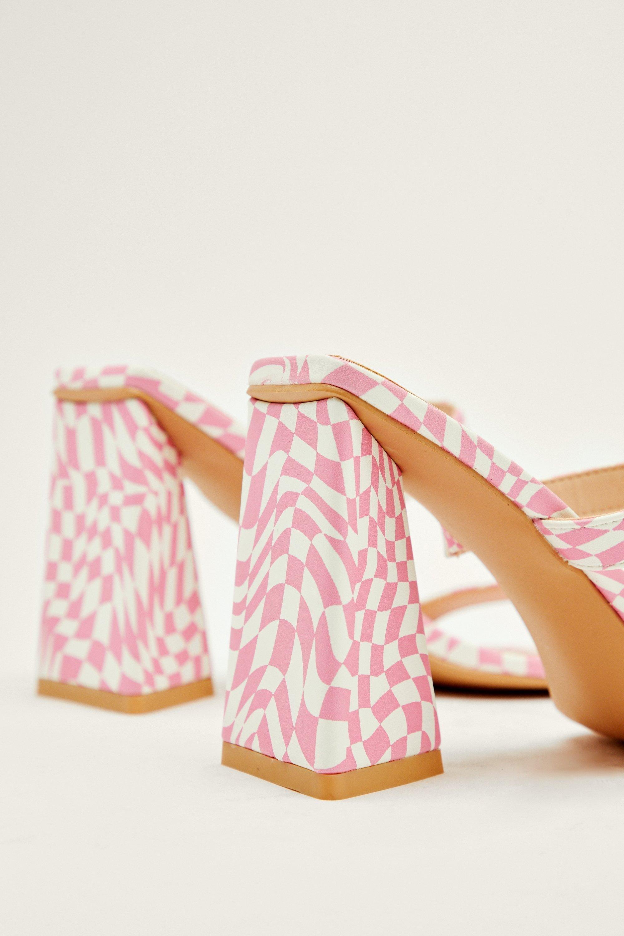 Checkerboard heels hot sale